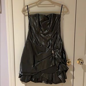 Jessica McClintock Grey Dress Size 5/6